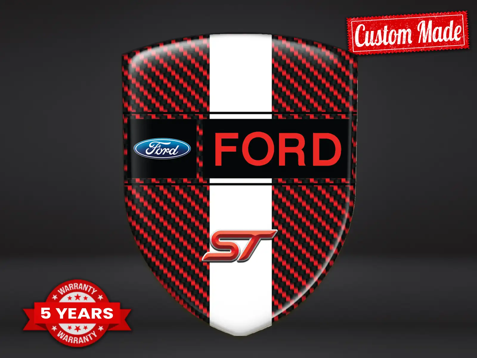 Ford Silikonsticker S Logo Hochwertig Professionell